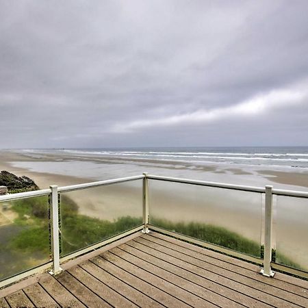 Oceanfront South Beach Home With Hot Tub And Sauna Newport Exteriör bild