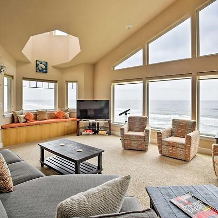Oceanfront South Beach Home With Hot Tub And Sauna Newport Exteriör bild