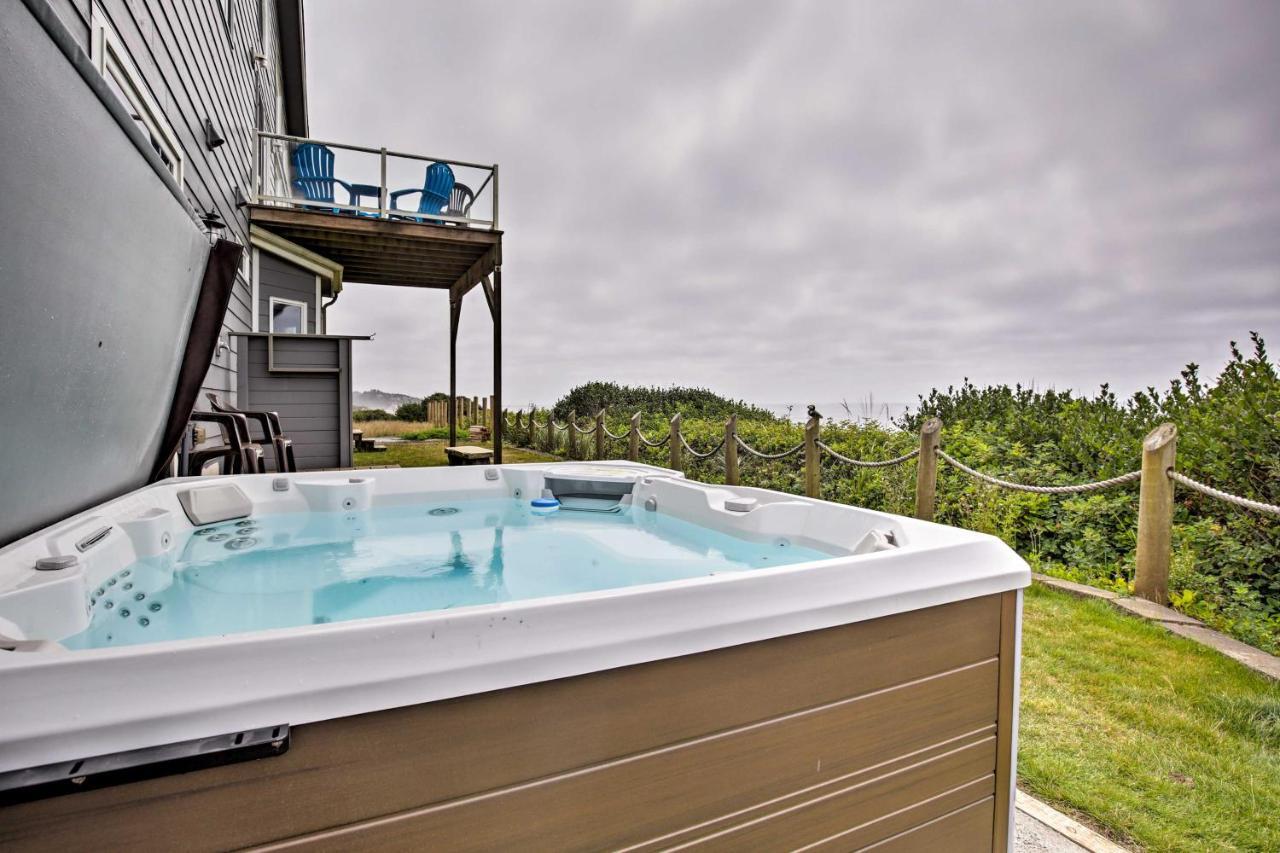 Oceanfront South Beach Home With Hot Tub And Sauna Newport Exteriör bild